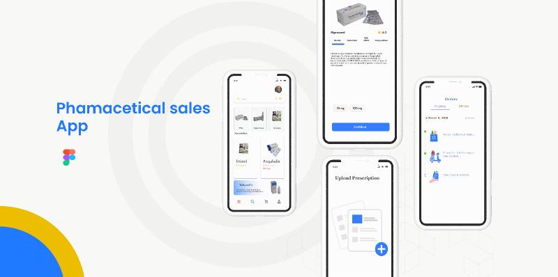 Figma 2022 phamacetical sales app