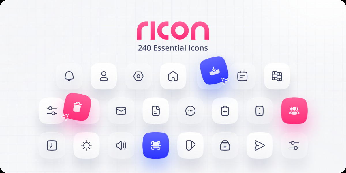 Figma 240 Essential Interface Icons (Ricon v.1 Demo)