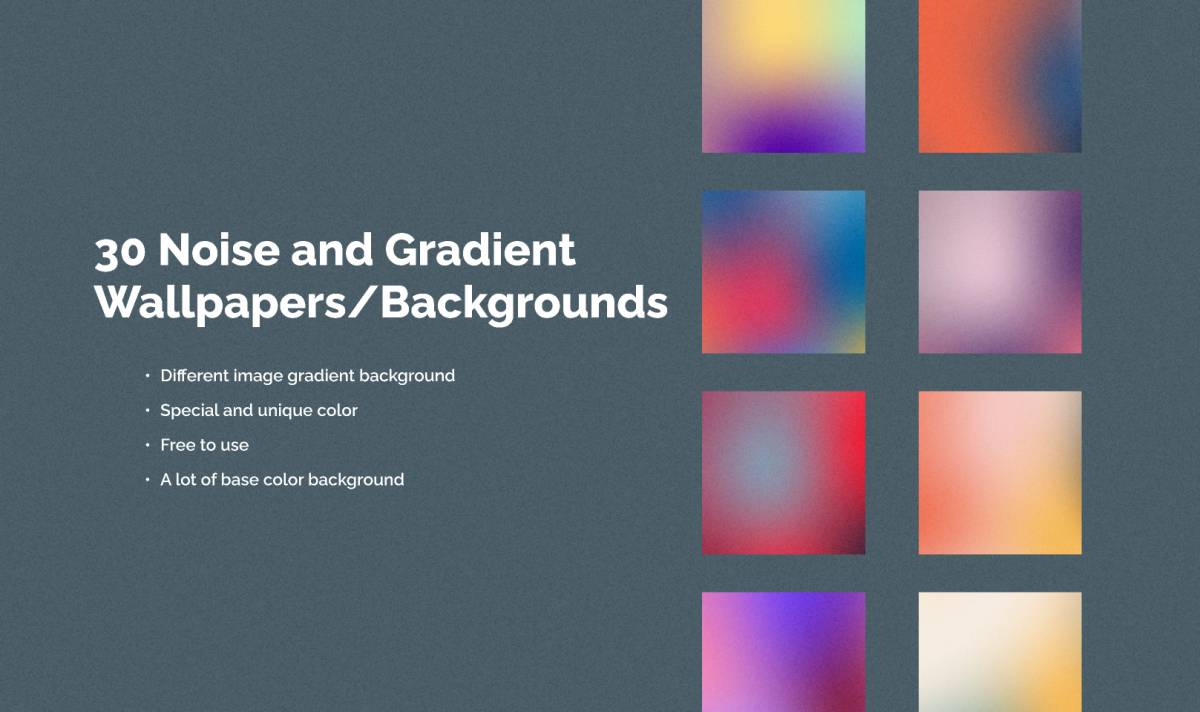 Figma 30 Noise and Gradient Background Template