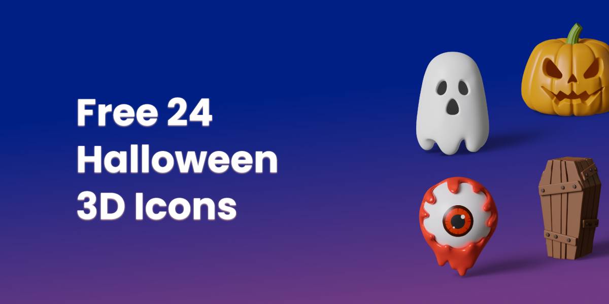 Figma 3D Halloween icon Free Download