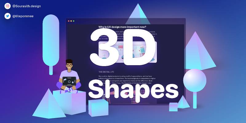 Figma 3D Shape Template