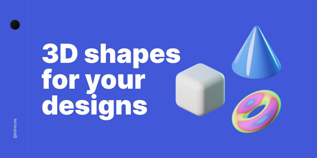 Figma 3D shapes