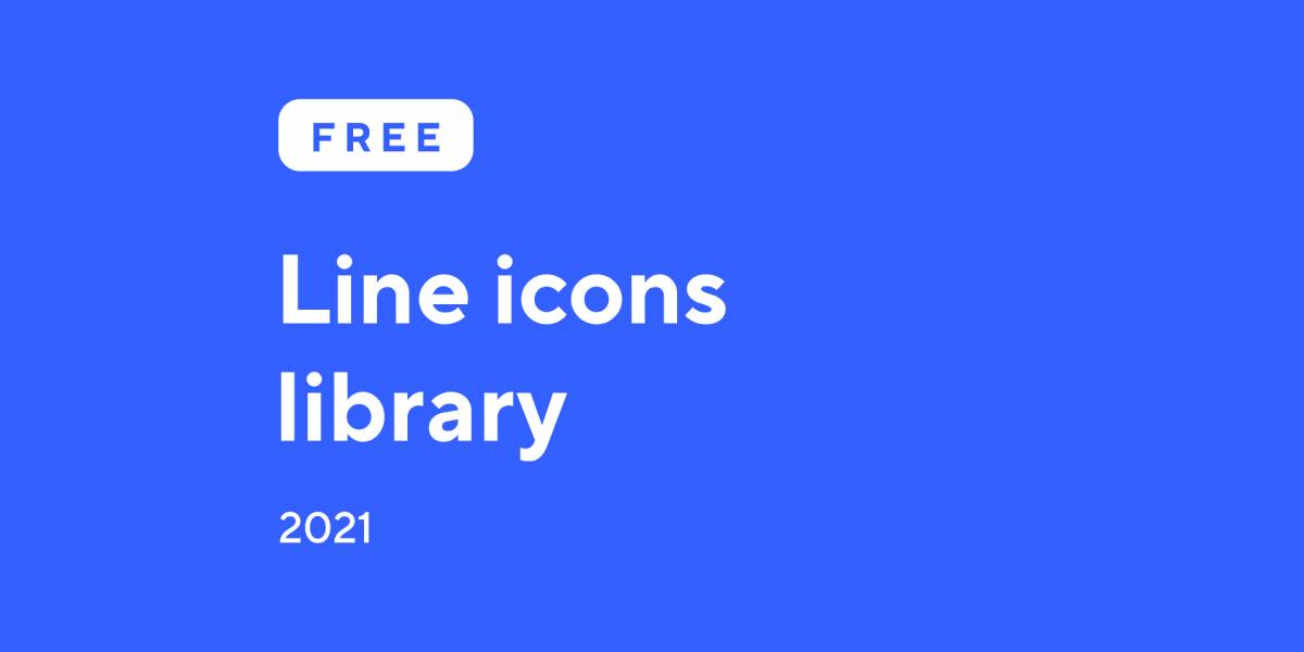 Figma 50+ line Icons library