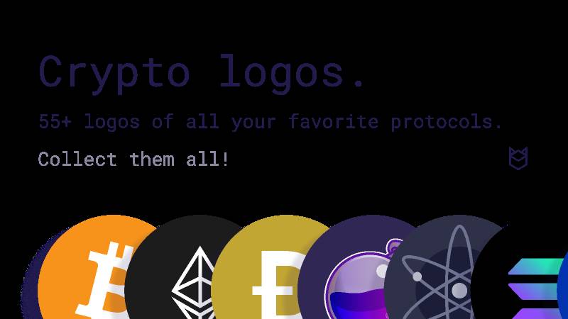 Figma 55+ Crypto logos Template