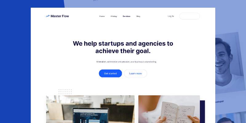 Figma Agency Home Page Design Template