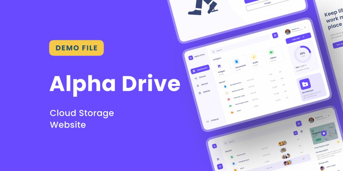 Figma Alpha Drive UI Kit