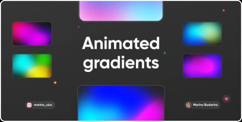 Figma Animated gradients ui kit