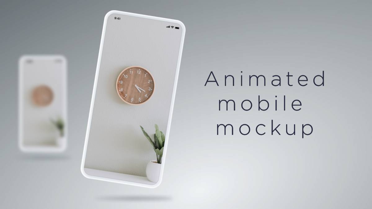 Figma Animated Mobile Mockup
