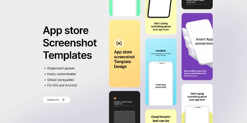 Figma AppStore Screenshot Template