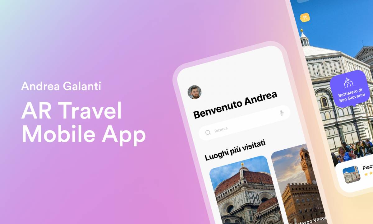 Figma AR Travel Mobile App