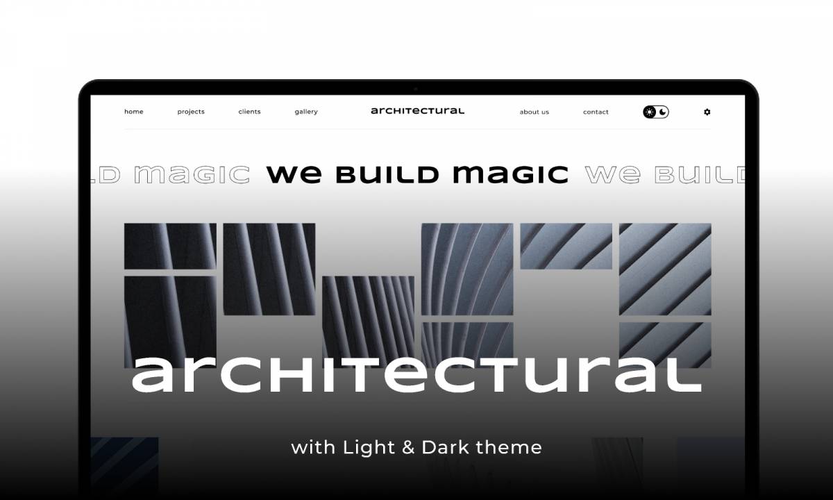 Figma Architecture website UI
