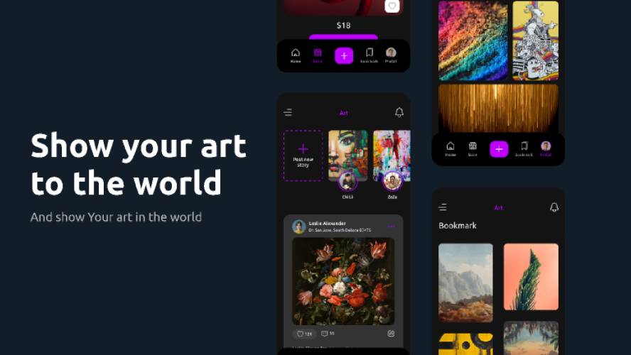 Figma Art Gallery App