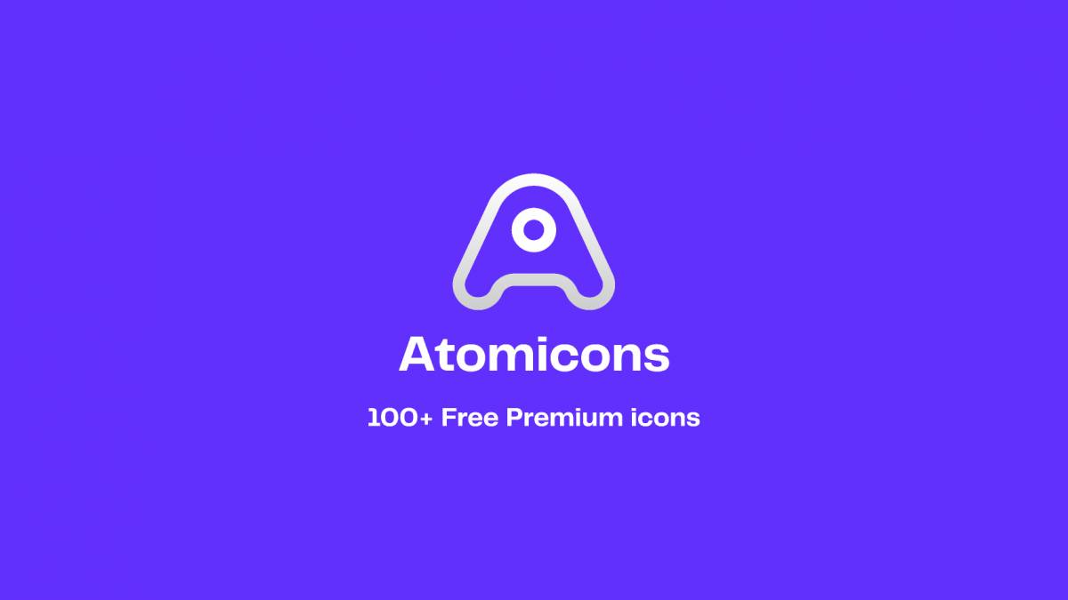 Figma Atomicons - 100+ Free Premium Icons