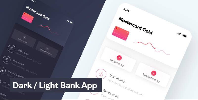 Figma Bank App Free Template