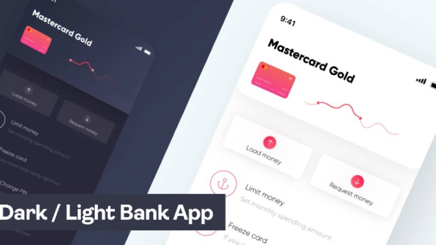 Figma Bank App Free Template