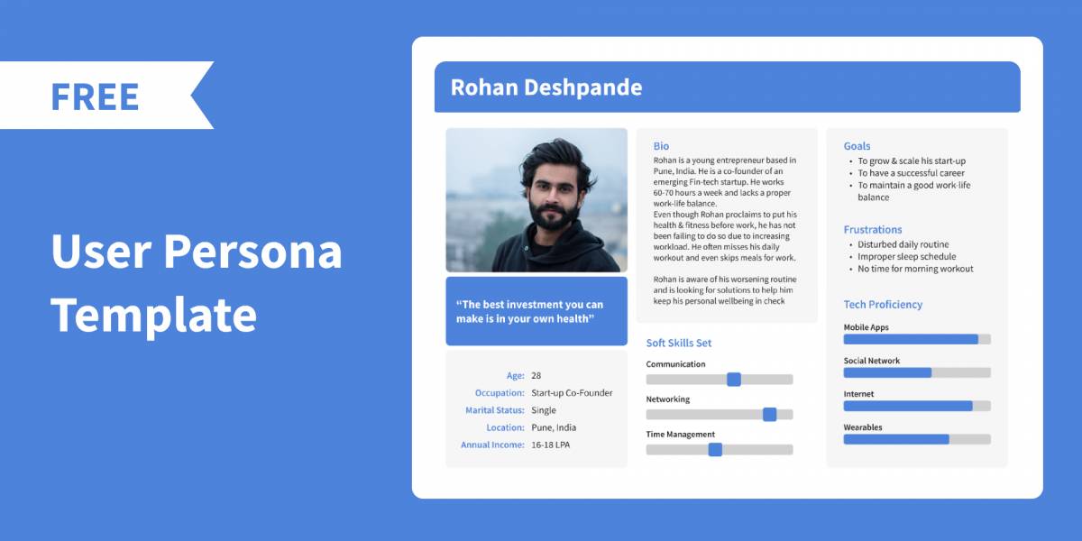 Figma Basic User Persona Template