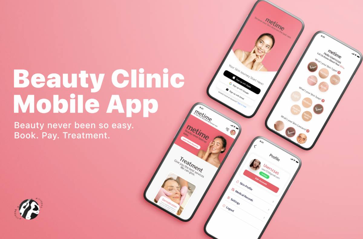 Figma Beauty Clinic Skincare App Free Download