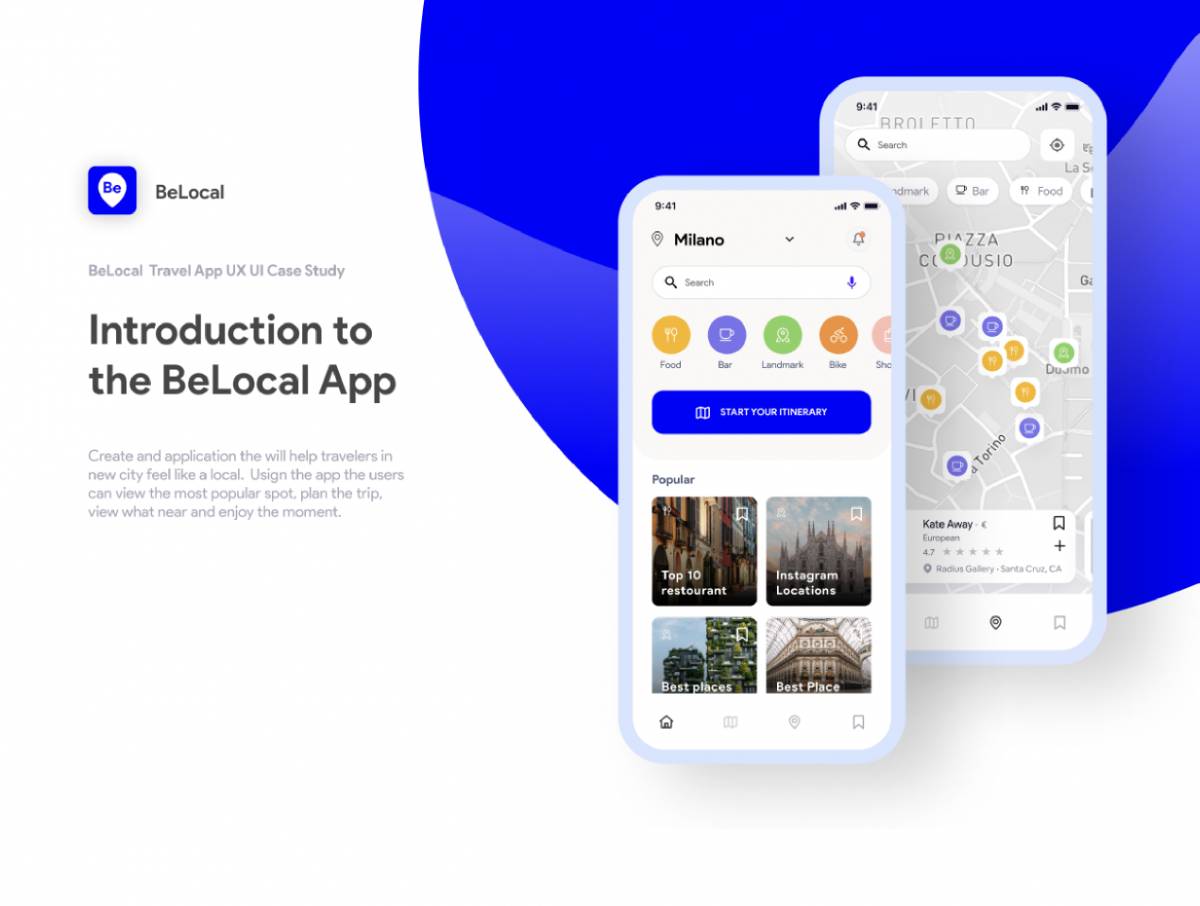 Figma BeLocal Travel App