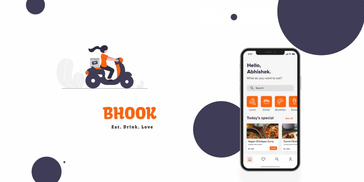 Figma Bhook Booking App Landing Page