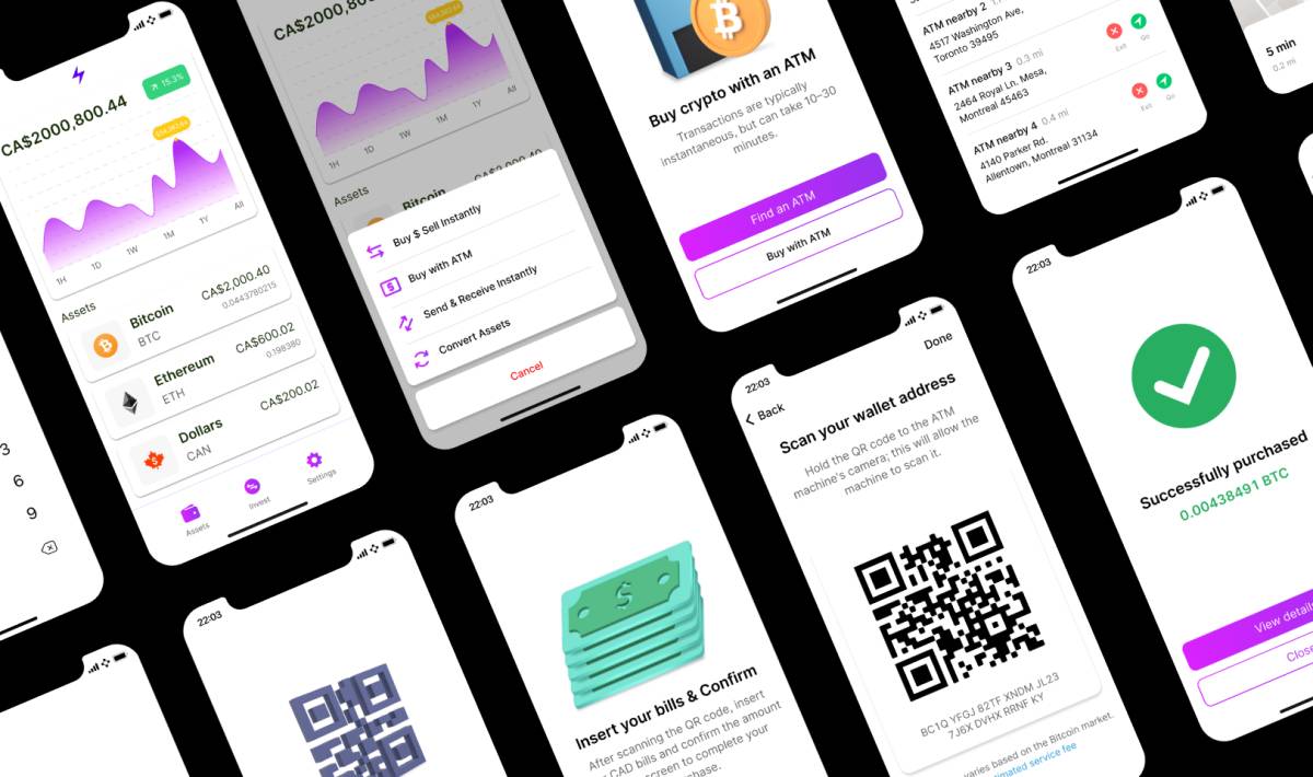 Figma Bitcoin Mobile App Design