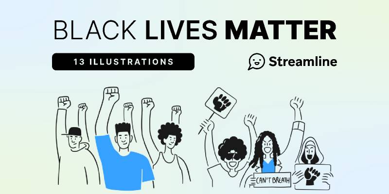 Figma Black Lives Matter Illustrations Mix