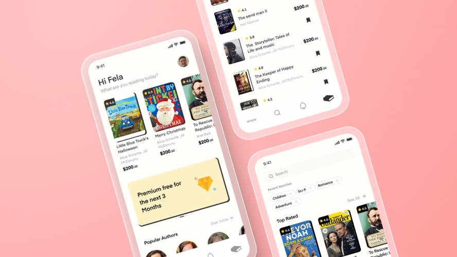 Figma Book App Template