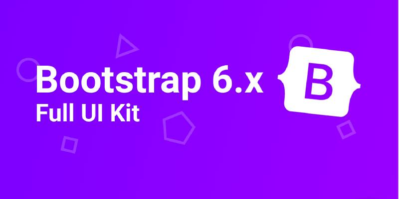 Figma Bootstrap 6.x UI Kit