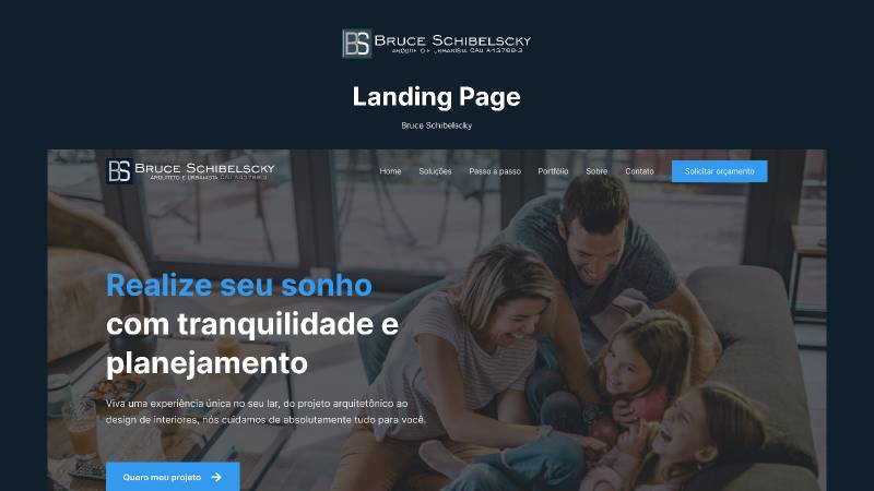 Figma Bruce Schibelscky Landing Page