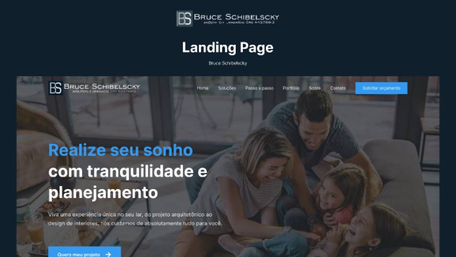 Figma Bruce Schibelscky Landing Page