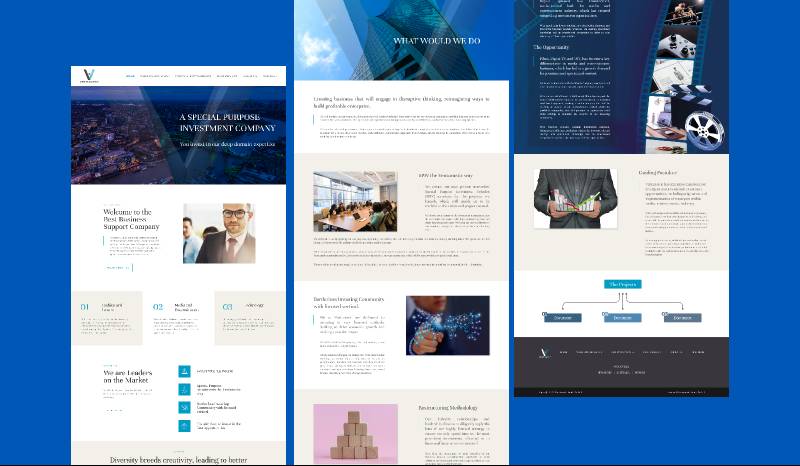 Figma Business Website Template