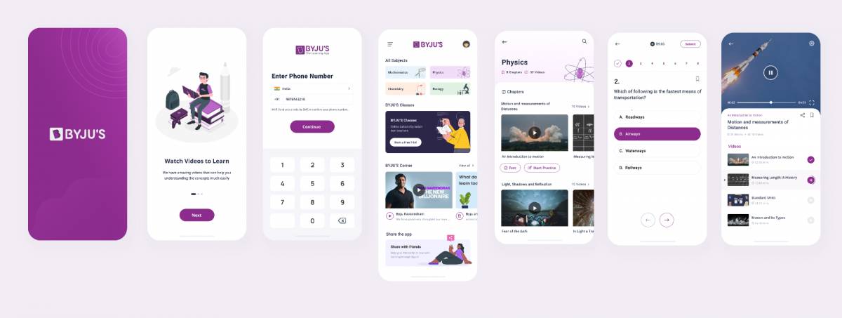 Figma BYJU'S App Redesign