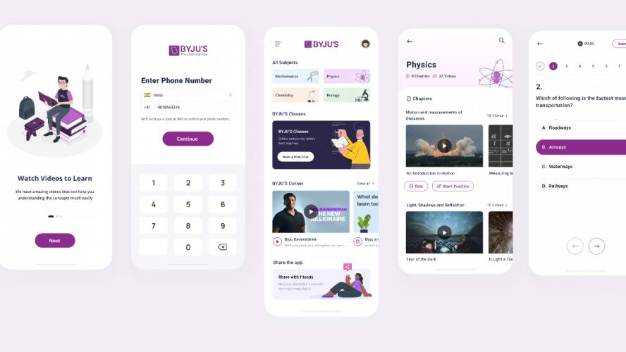 Figma BYJU'S App Redesign