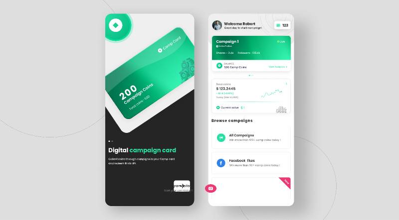 Figma Campaign Application Mobile Template