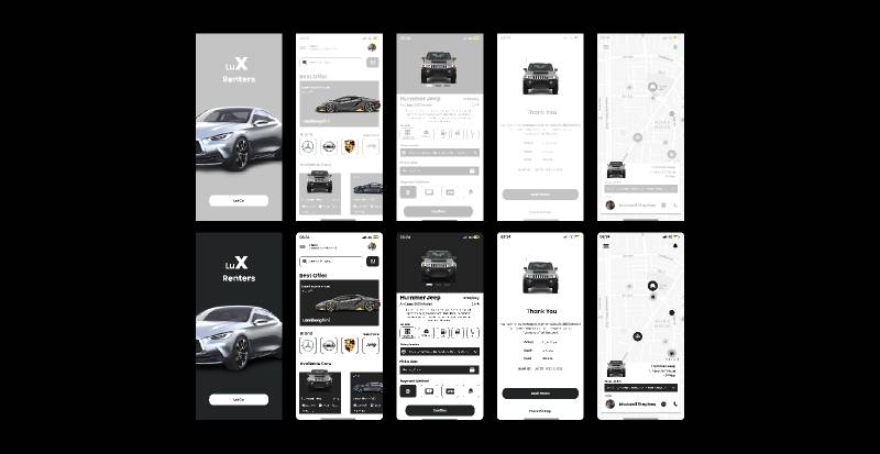 Figma Car rental Mobile App