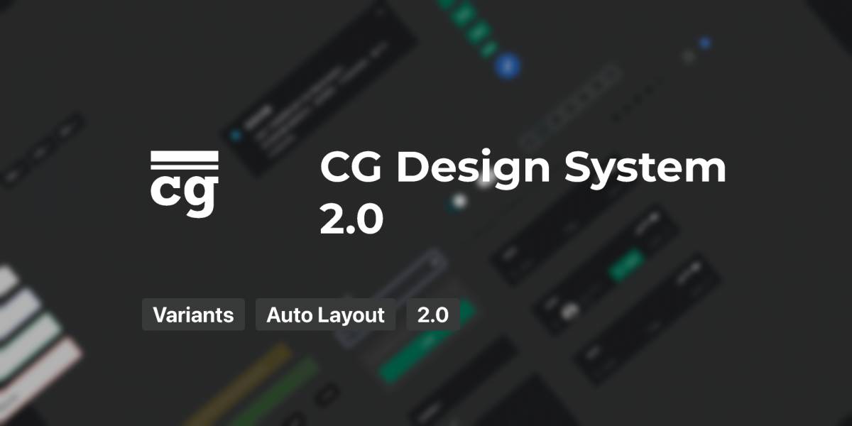 Figma CG Design System 2.0