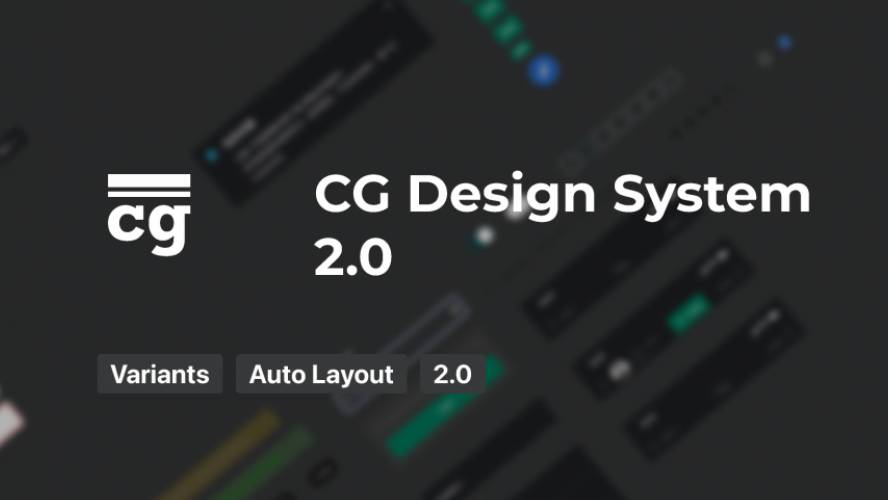 Figma CG Design System 2.0