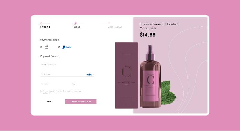 Figma Checkout Page Cosmetics