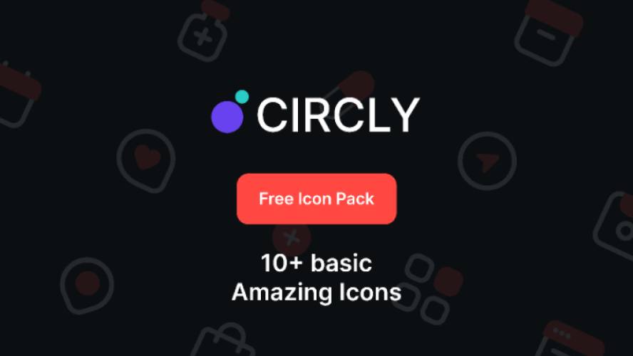 Figma Circly Free Icon Template