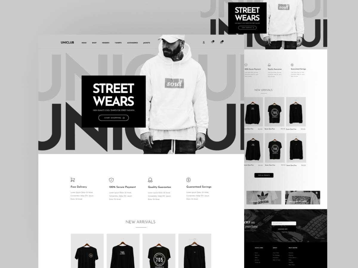 Figma Clothing Store Template