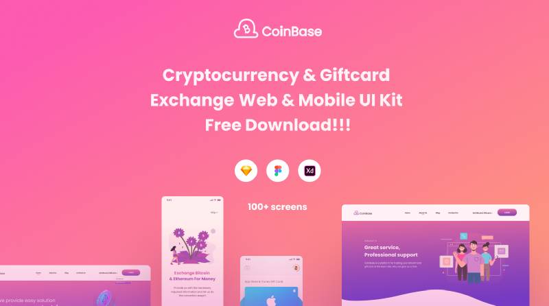 Figma Coinbase Website Template