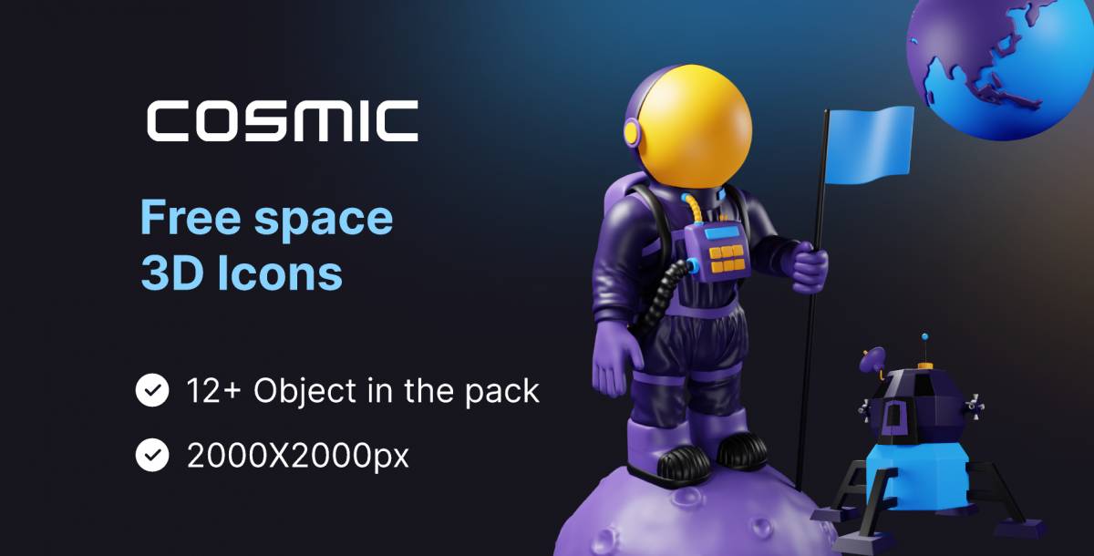 Figma Cosmic Space Station 3D Model Free