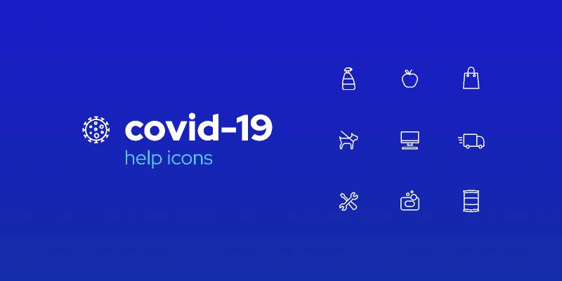 Figma COVID-19 Icons Help pack