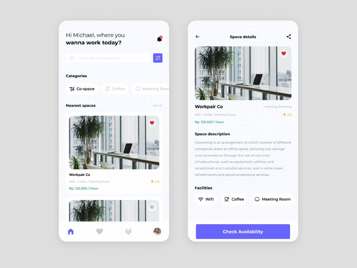 Figma Coworking Space Template
