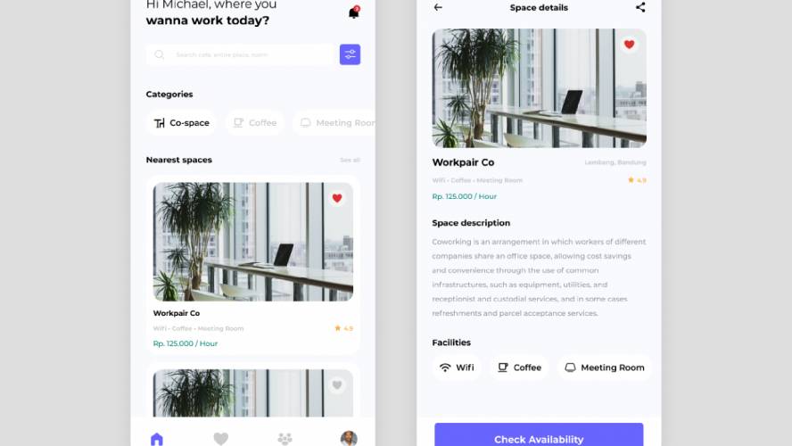 Figma Coworking Space Template