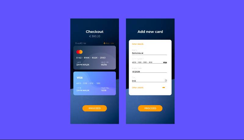 Figma Credit Card Checkout Template