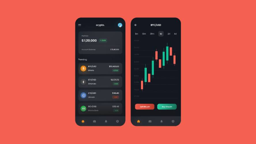 Figma Crypto App Concept