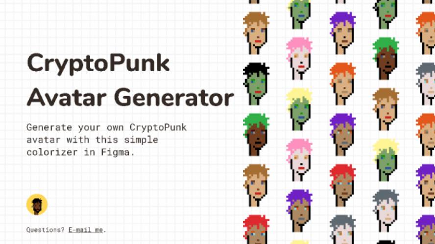 Figma CryptoPunk Avatar Generator Free Version 2.0 New