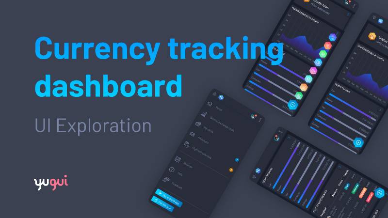 Figma Currency tracking dashboard