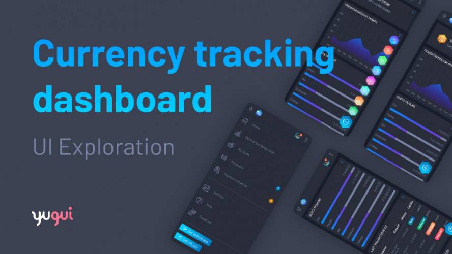 Figma Currency tracking dashboard