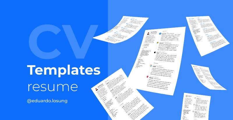 Figma CV Resume templates